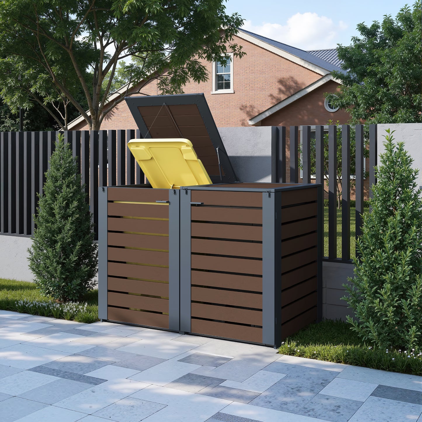 Hideaway Garbage Bin Enclosure