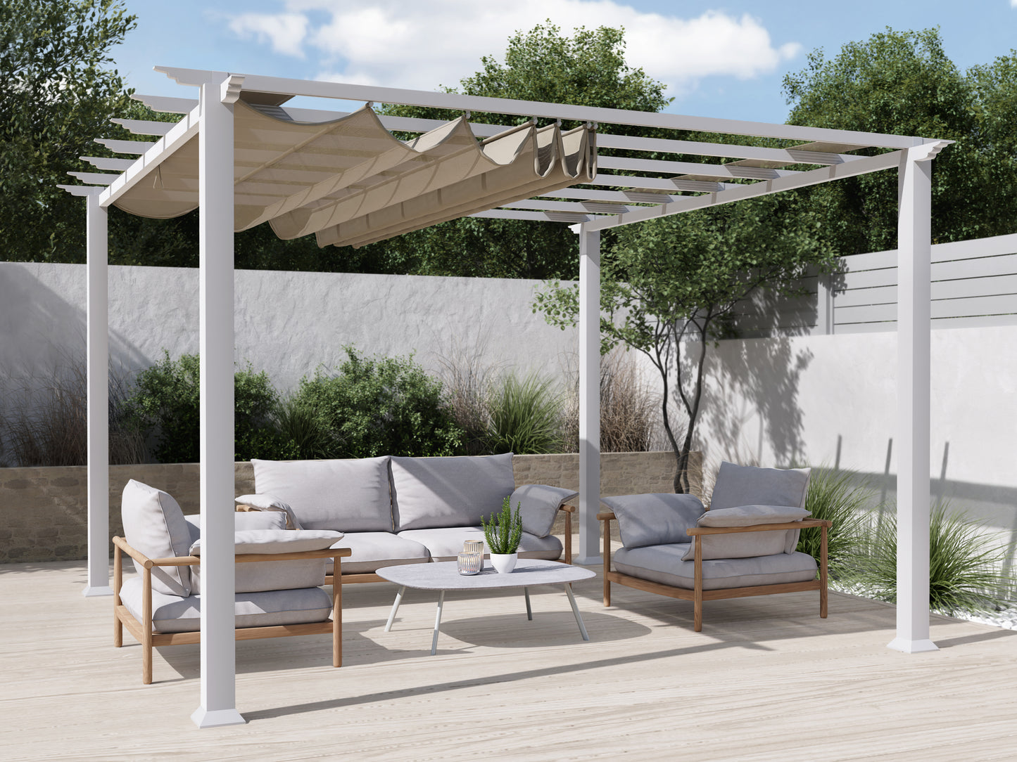 Florence Soft Top Pergola