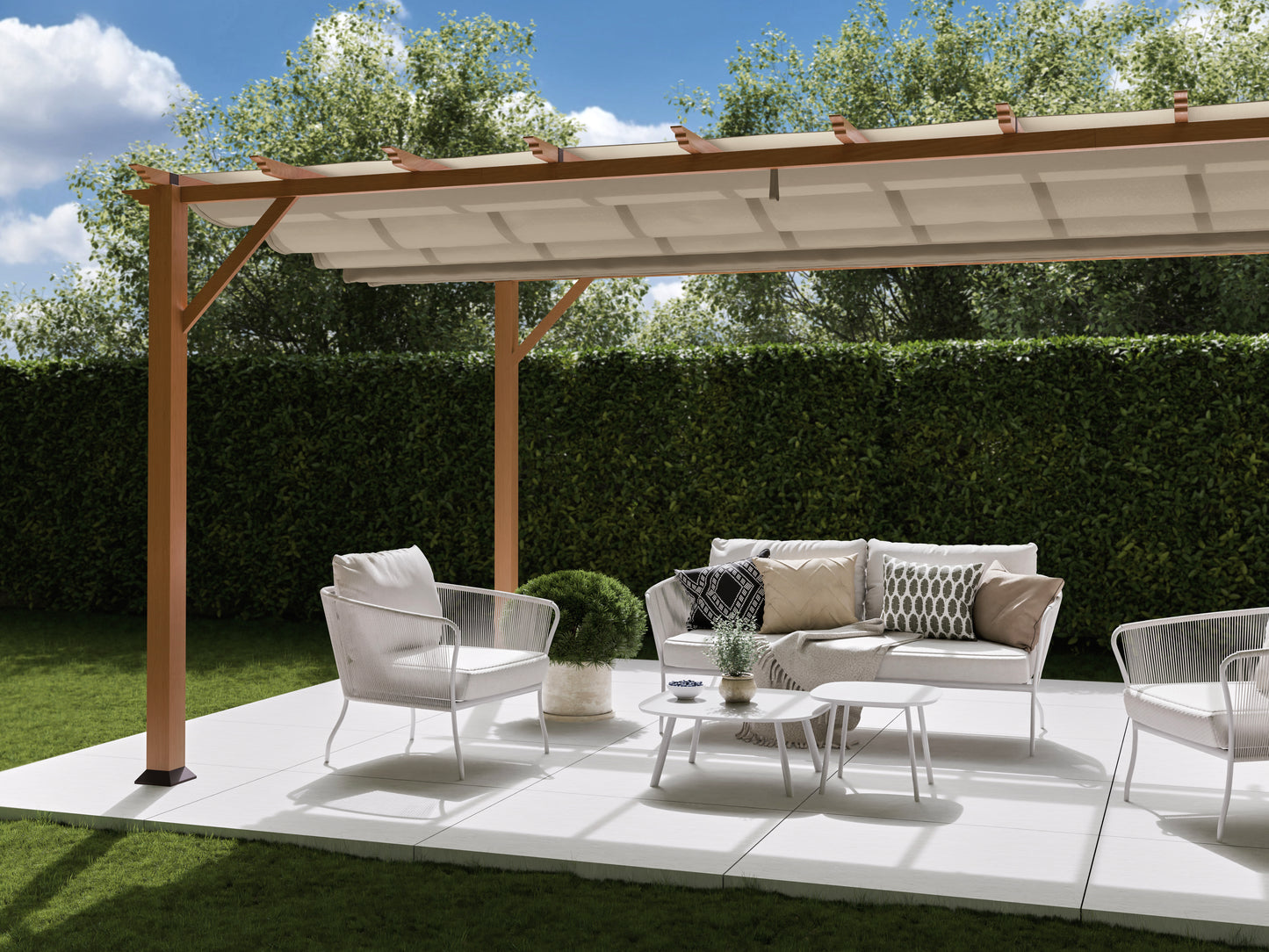 Florence Soft Top Pergola