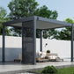 Single Adjustable Shutter Panel for Louvered Pergola
