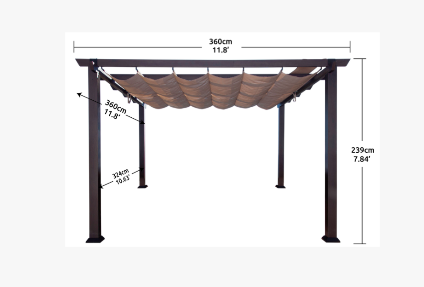 12’ x 12’ Dimension