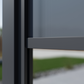 Single Wind Screen for Louvered Pergola