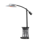 Arc Cantilever Patio Heater in Hammered Silver Vein