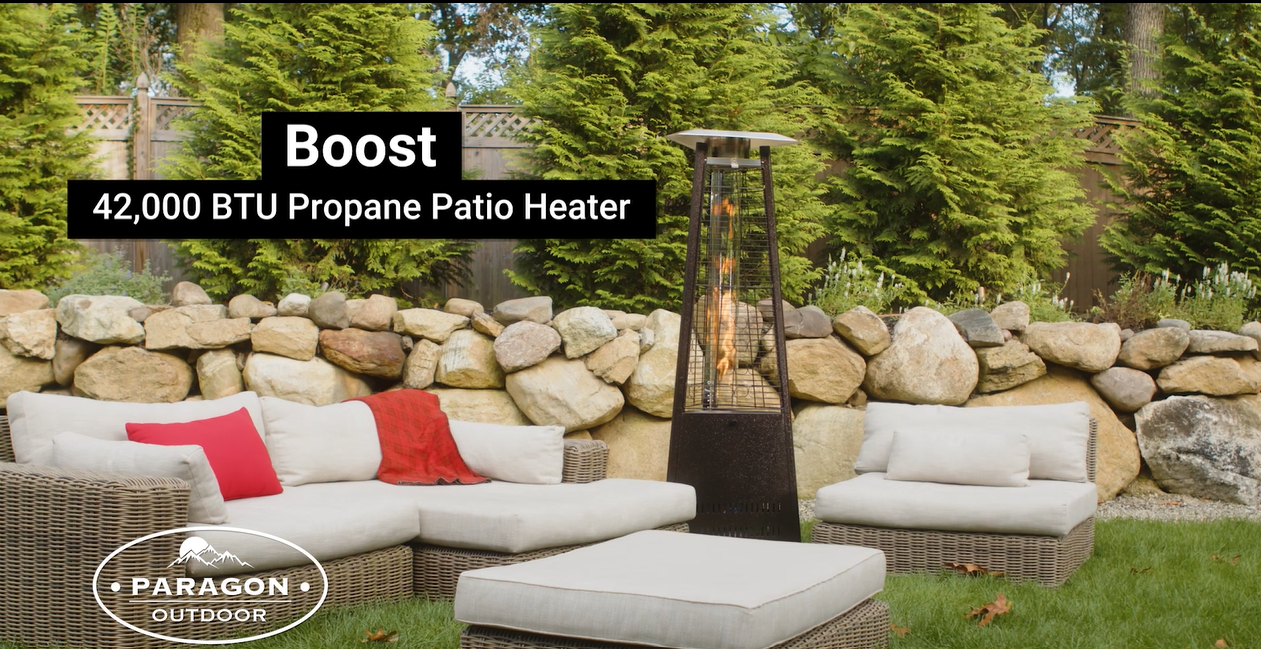 Load video: Product video of Boost Patio Heater