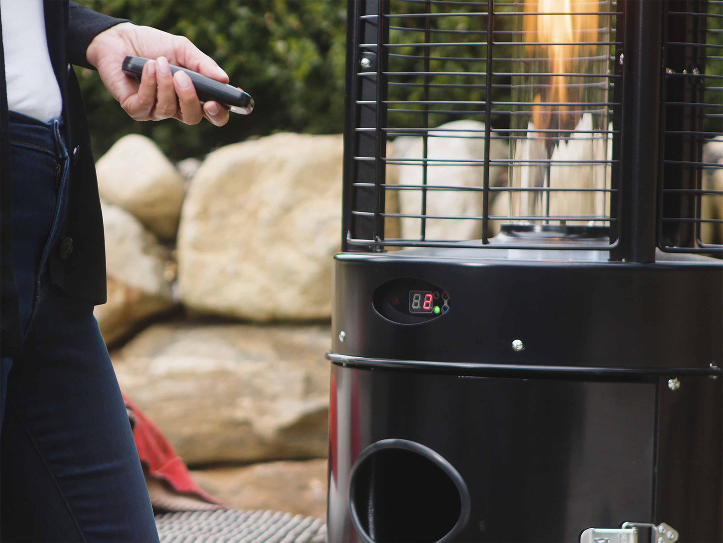 Illium Freestanding Gasmate Electric Patio Heater Terrasverwarmer