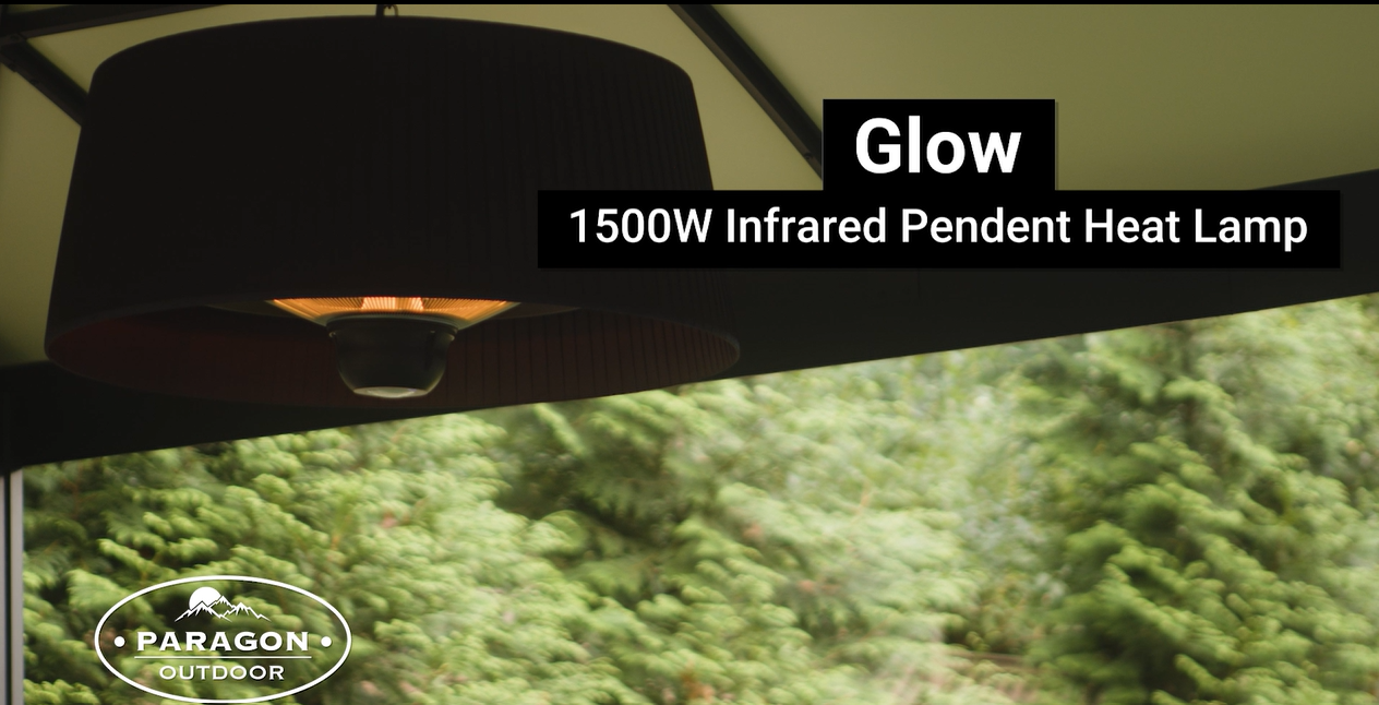 Load video: Paragon Outdoor Glow Pendent Heat Lamp Video