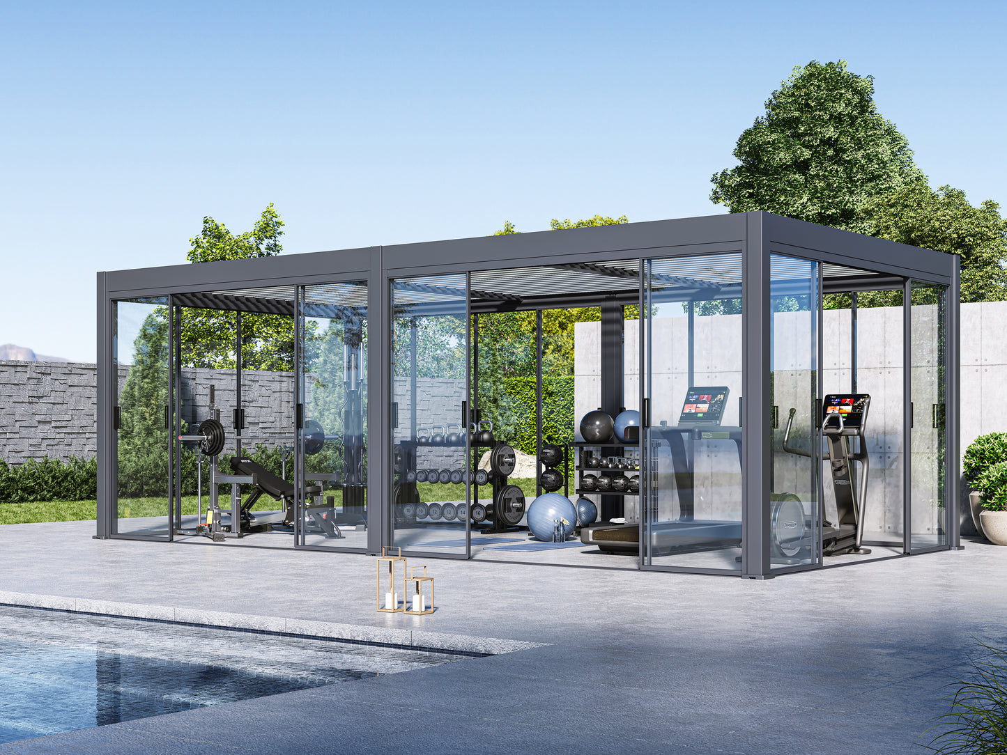 Sliding Glass Door Complete Set