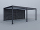 12'x20' Lugano Pergola with (6) 10' Adjustable Horizontal Shutter Panels