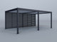 12'x20' Lugano Pergola with (6) 10' Fixed Horizontal Deco Panels