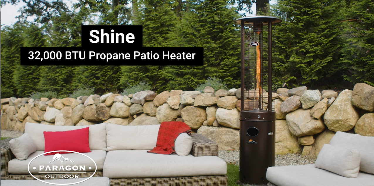 Load video: Product video of Shine Propane Patio Heater