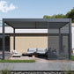 Single Horizontal Fixed Deco Panel for Louvered Pergola