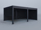 12'x20' Grand Tuscan Pergola with (4) 10' and (2) 12' Wind Screens