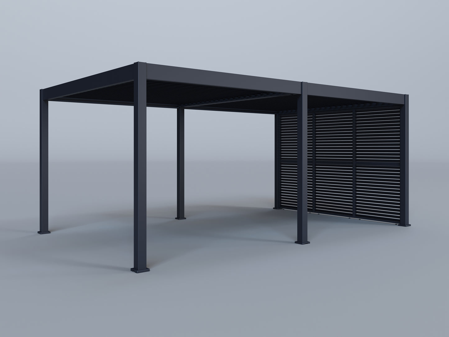 12'x20' Grand Tuscan with (3) 12' Adjustable Horizontal Shutter Panels