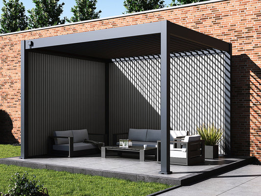 Solid Composite Privacy Wall