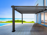 Custom Attached Pergola without Canopy