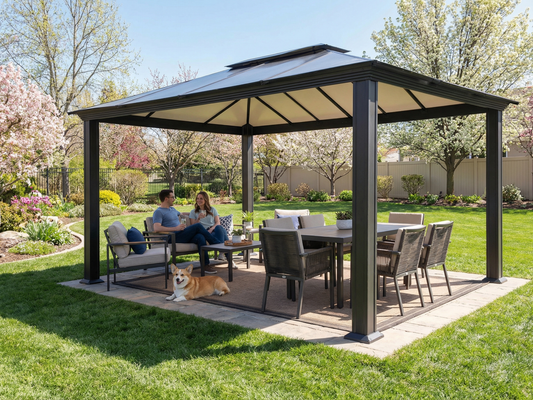 Santa Monica Hard Top Gazebo