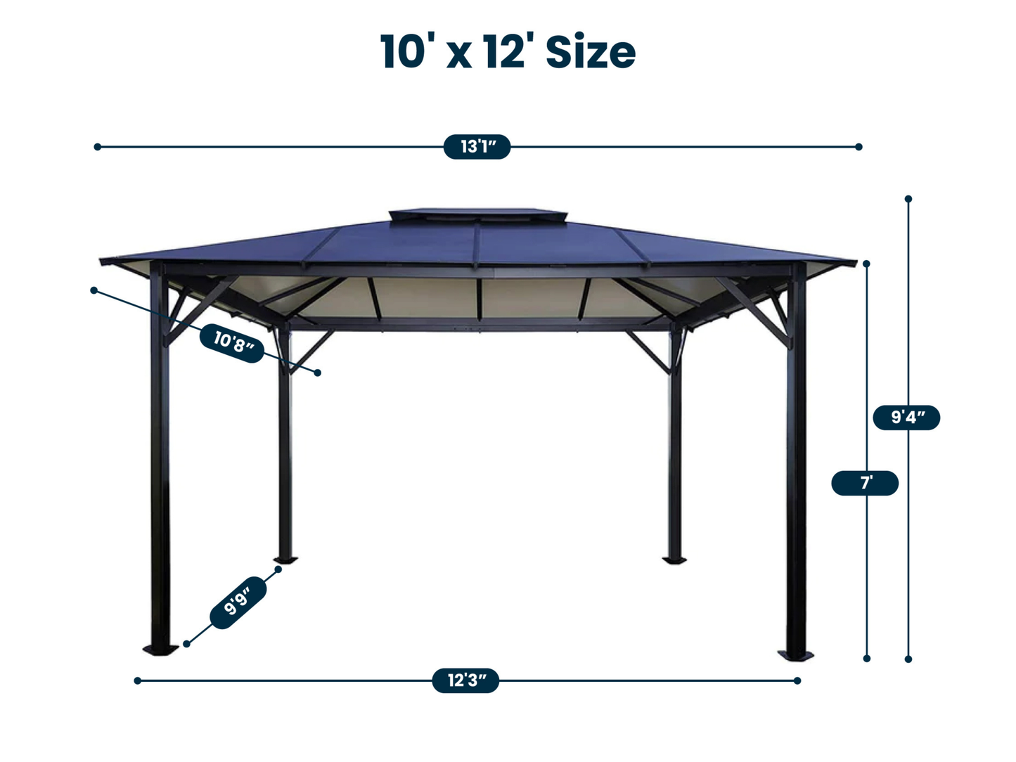 Durham Hard Top Gazebo