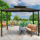 Kingsbury 11'x14' Soft Top Gazebo, Dome-Tex Canopy