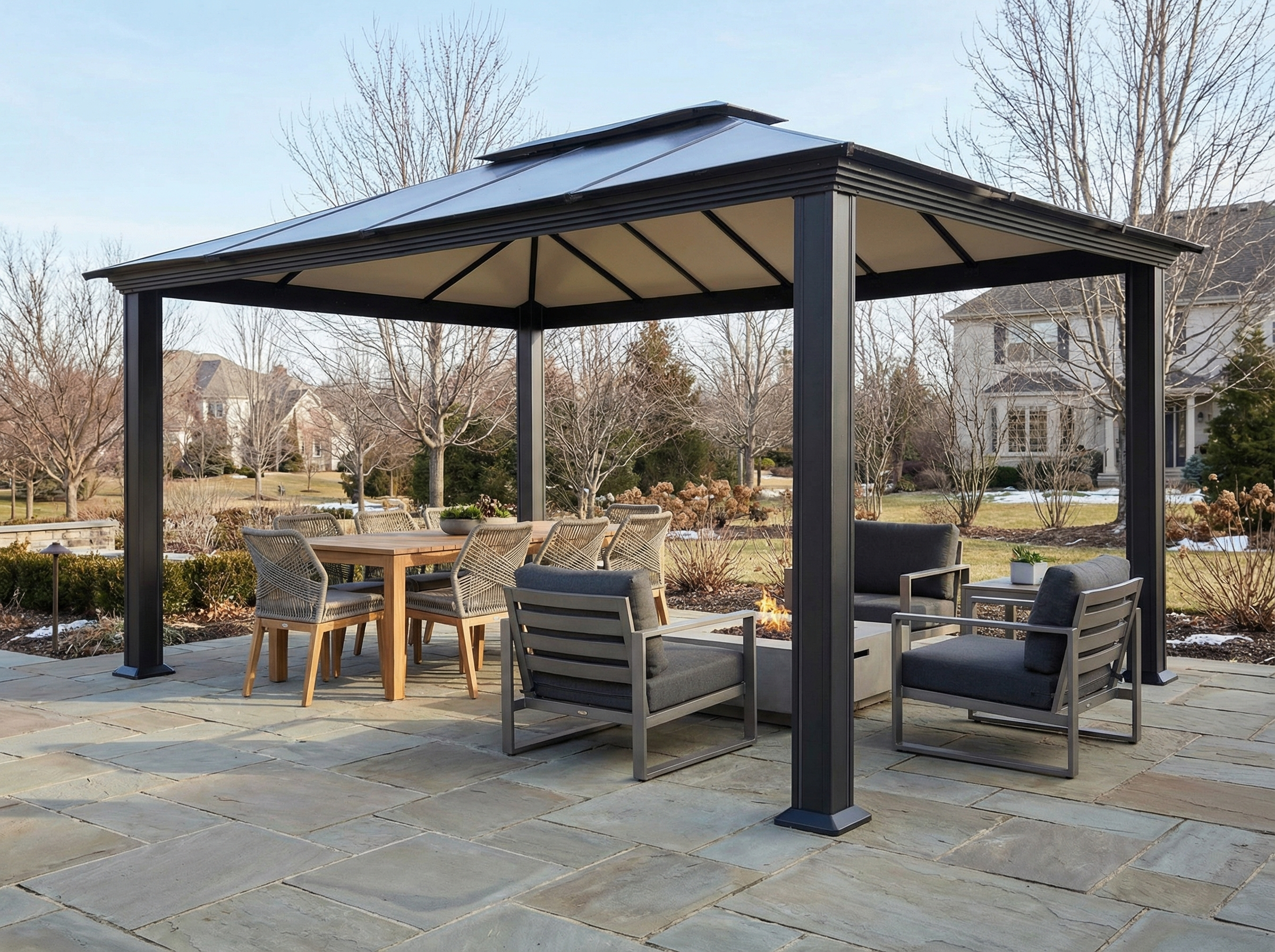Santa Monica Hard Top Gazebo