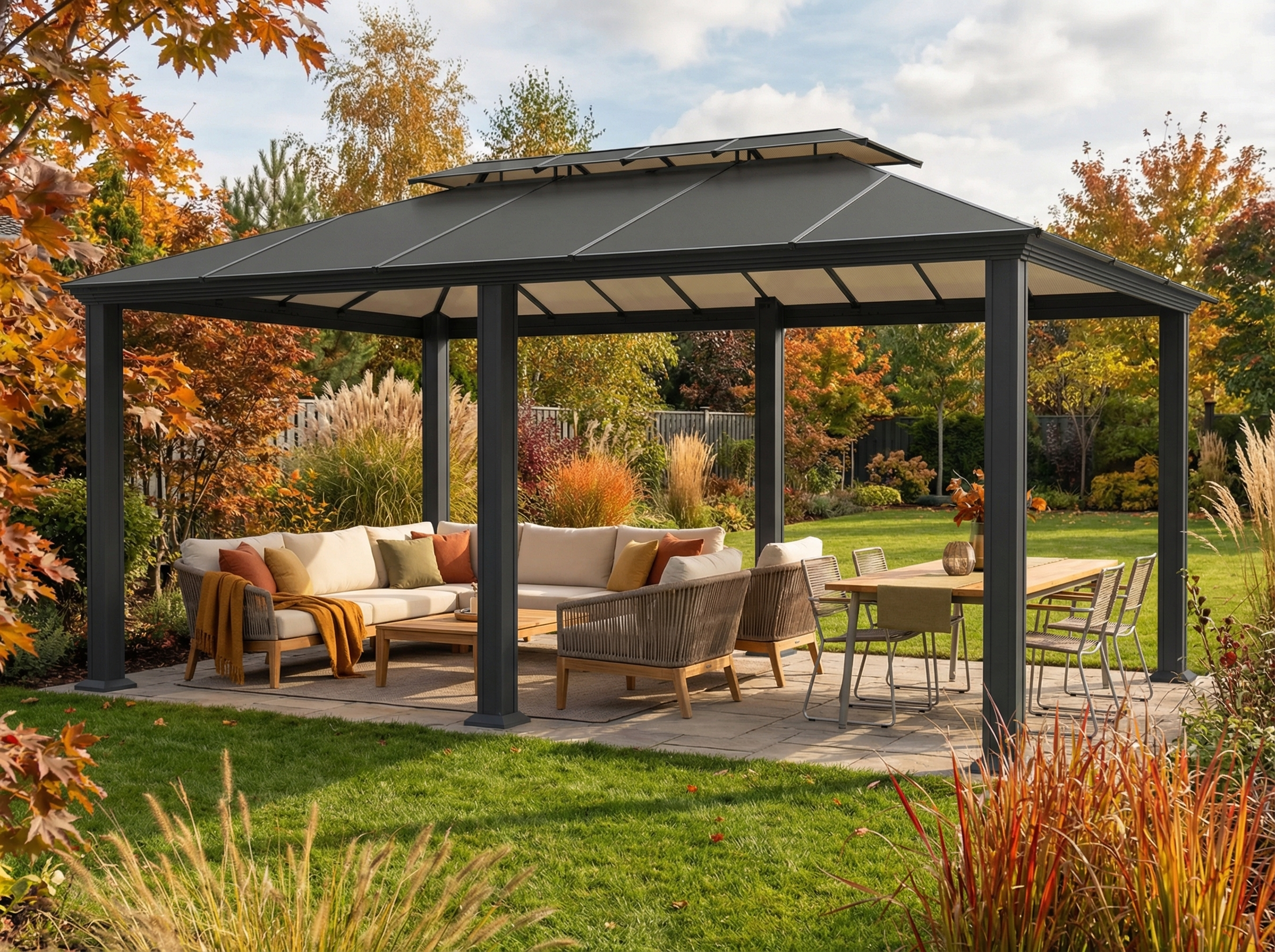 Santa Monica Hard Top Gazebo