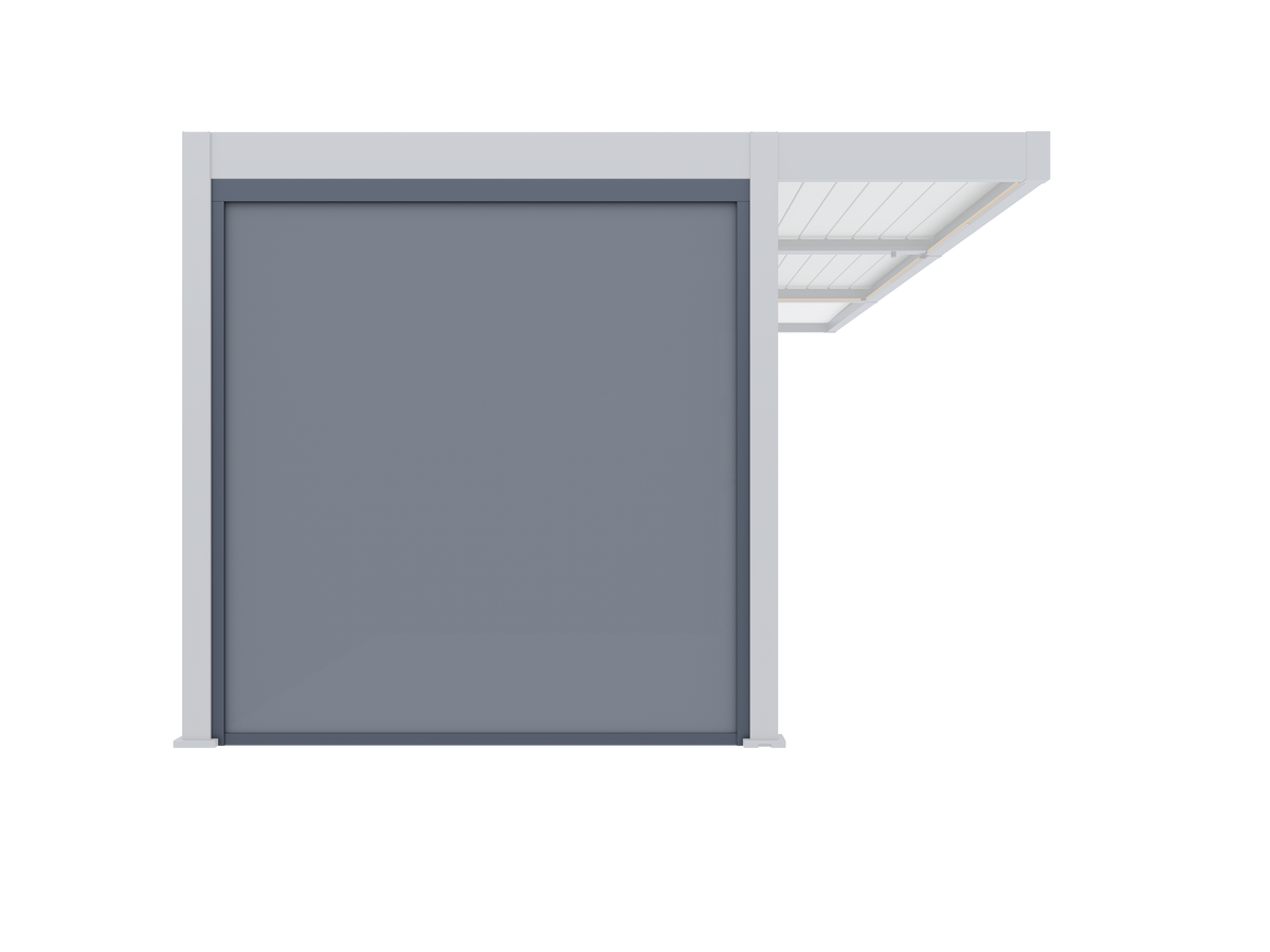 Single 8' Wind Screen for Riviera Louver Lounge