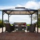 Durham 11'x13' Hard Top Gazebo and Mosquito Netting