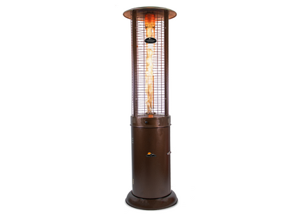 Shine Round Flame Tower Heater, 82.5”, 32,000 BTU
